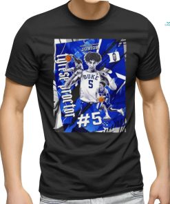 NBA Tyrese Proctor Number 5 Duke Blue Devils Sydney Australia shirt