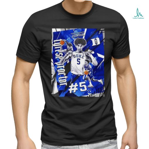 NBA Tyrese Proctor Number 5 Duke Blue Devils Sydney Australia shirt