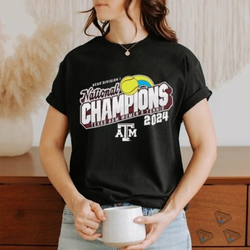 NCAA Division I National Champions Texas A&M Aggies Women’s Tennis 2024 Shirt