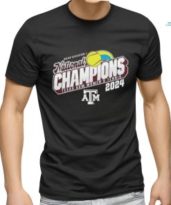 NCAA Division I National Champions Texas A&M Aggies Women’s Tennis 2024 Shirt