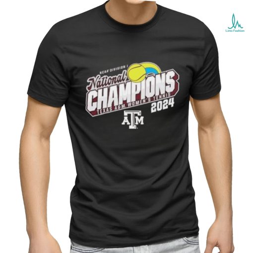 NCAA Division I National Champions Texas A&M Aggies Women’s Tennis 2024 Shirt