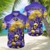 NFL New Orleans Saints Halloween Skull Pumpkin Hawaiian Shirt
