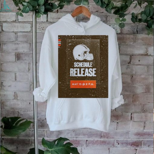 NFL Cleveland Browns 2024 Schedule Release T Shirt