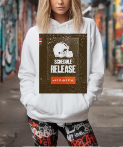 NFL Cleveland Browns 2024 Schedule Release T Shirt