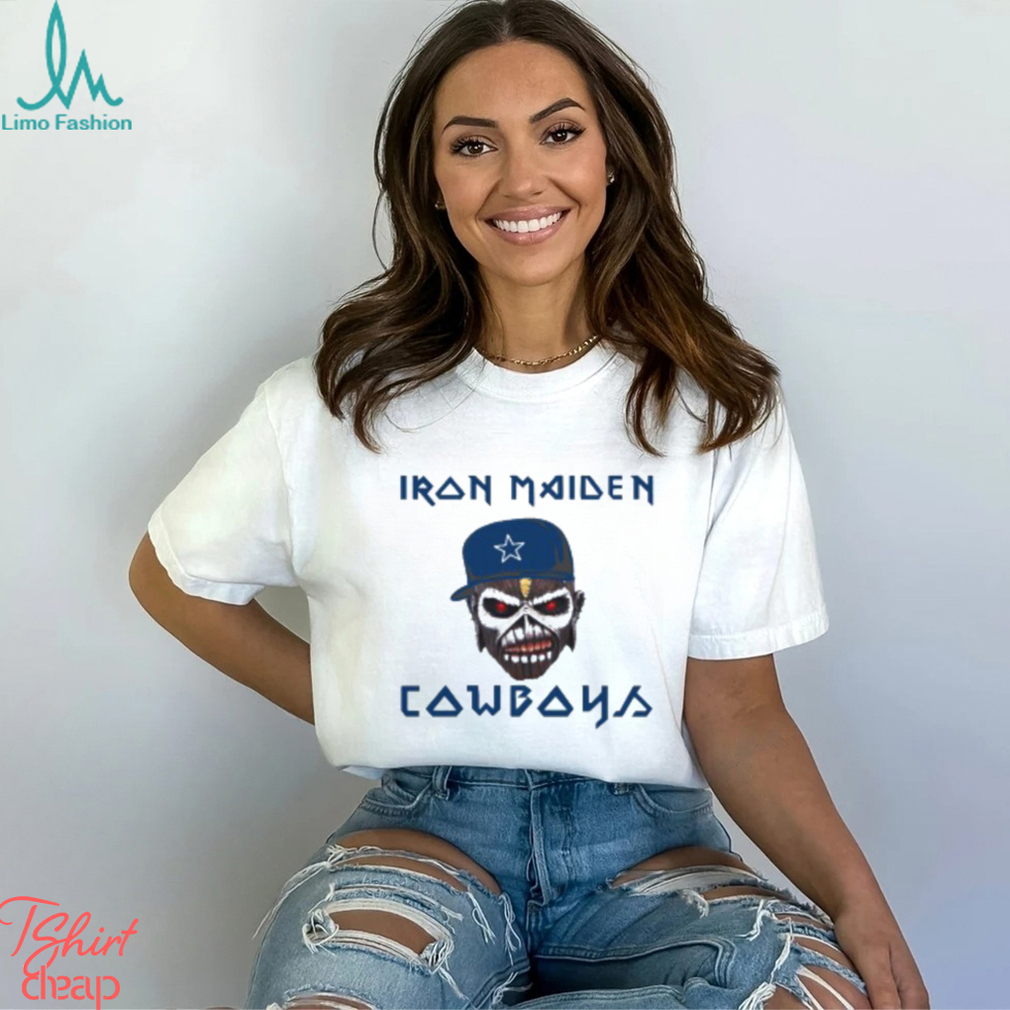 NFL Dallas Cowboys Iron Maiden Rock Band T Shirt NFL Dallas Cowboys Iron Maiden Rock Band T Shirt