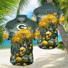 NFL Chicago Bears Halloween Skull Pumpkin Hawaiian Shirt