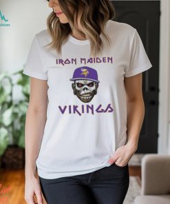 NFL Minnesota Vikings Iron Maiden Rock Band Music Football Sports T Shirt