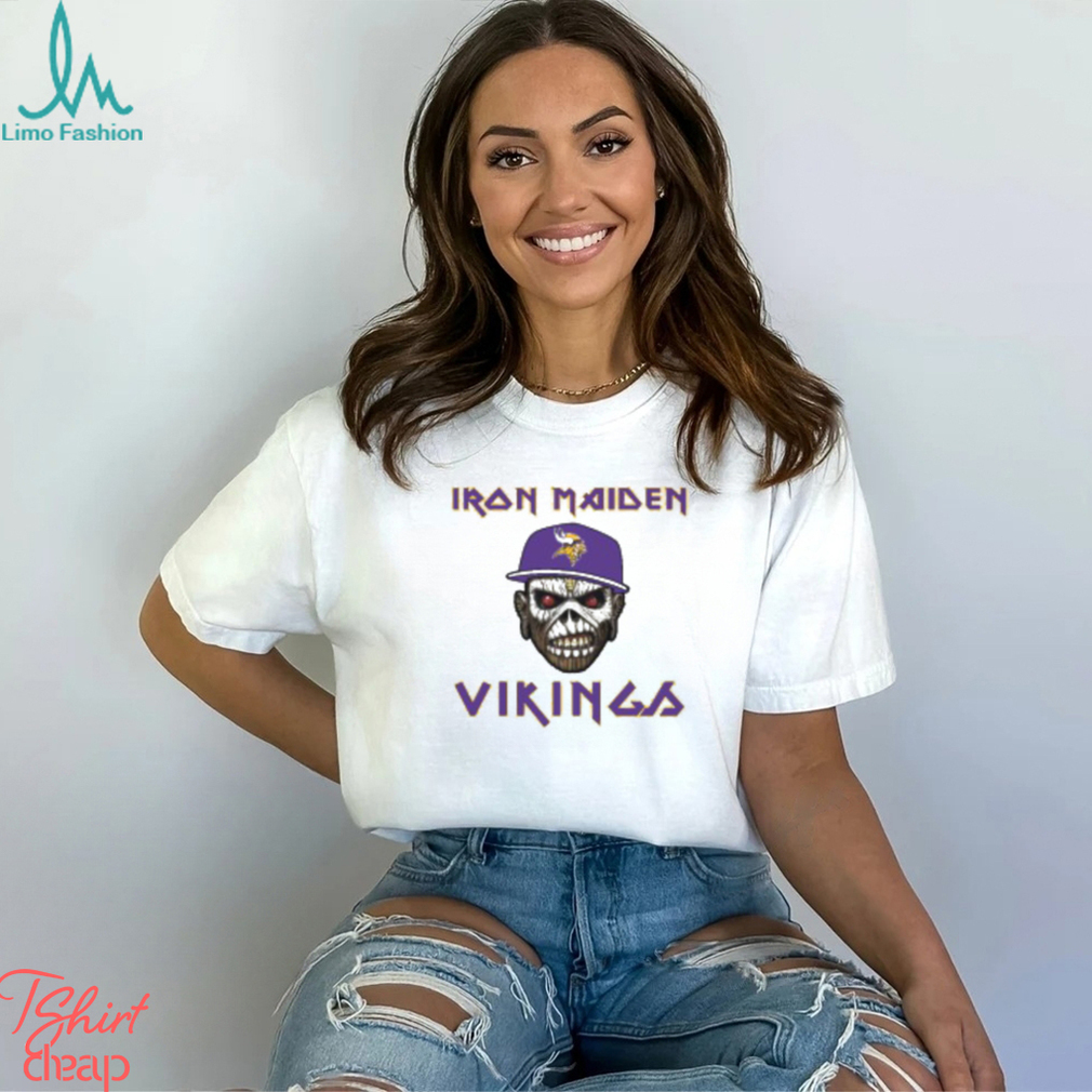 NFL Minnesota Vikings Iron Maiden Rock Band Music Football Sports T Shirt NFL Minnesota Vikings Iron Maiden Rock Band Music Football Sports T Shirt
