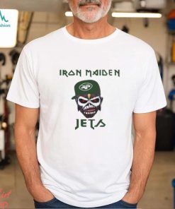 NFL New York Jets Iron Maiden Rock Band T Shirt