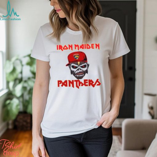 NHL Florida Panthers Iron Maiden Rock Band T Shirt