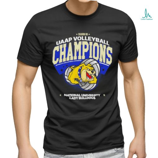 NU Lady Bulldogs Season 86 UAAP Volleyball Champions National University Lady Bulldogs shirt