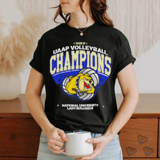 NU Lady Bulldogs Season 86 UAAP Volleyball Champions National University Lady Bulldogs shirt