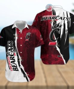 Ncaa Cincinnati Bearcats Red Black Trendy Hawaiian Shirt V2 Aloha Shirt