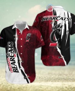Ncaa Cincinnati Bearcats Red Black Trendy Hawaiian Shirt V2 Aloha Shirt