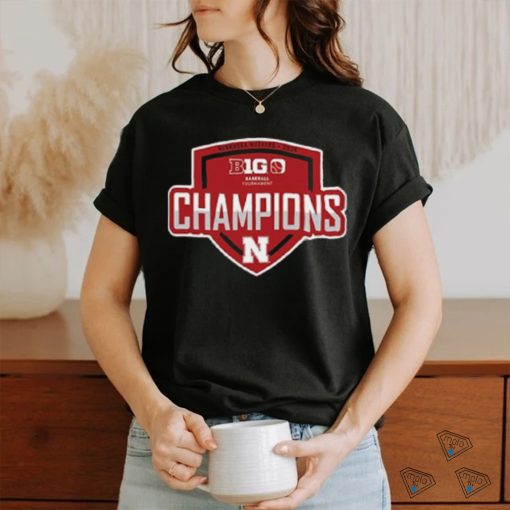 Nebraska Huskers 2024 Big 10 Baseball Conference Tournament Champions Shirt