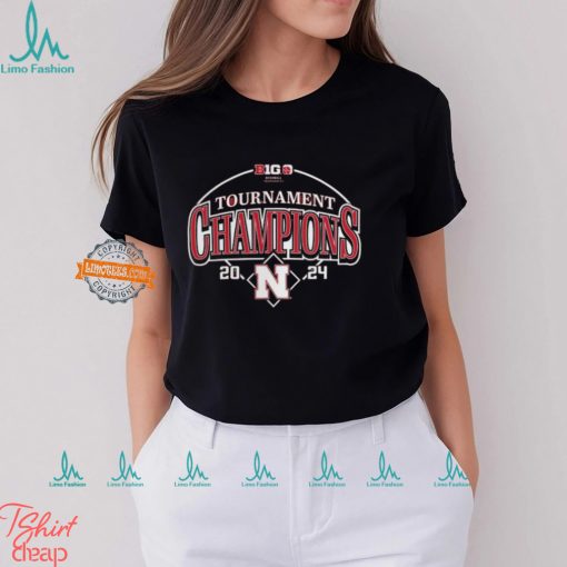 Nebraska Huskers 2024 Big Ten Baseball Conference Tournament Champions Curveball Break shirt