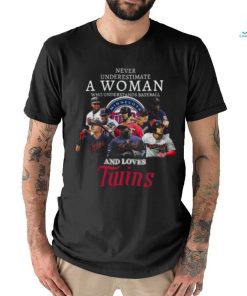 Never Underestimate A Woman Who Understands Baseball Minnesota Twins Shirt