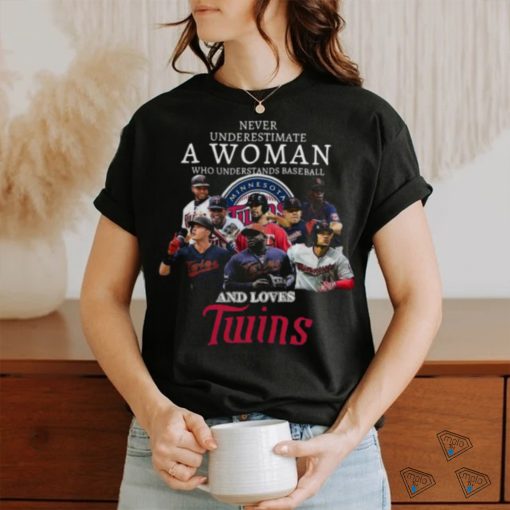 Never Underestimate A Woman Who Understands Baseball Minnesota Twins Shirt