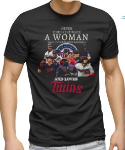 Never Underestimate A Woman Who Understands Baseball Minnesota Twins Shirt