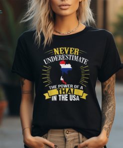 Never Underestimate The Power Of A Thai In Usa shirt