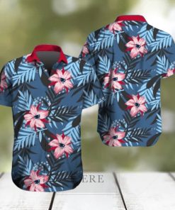 New England Patriots Hawaiian Tracksuit Floral Outfits Button Shirt Beach Shorts