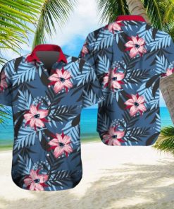 New England Patriots Hawaiian Tracksuit Floral Outfits Button Shirt Beach Shorts