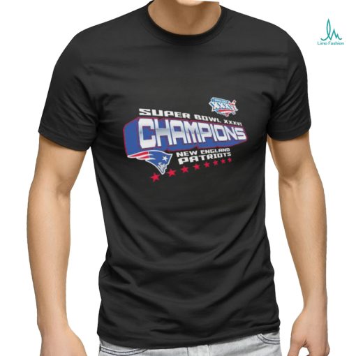 New England Patriots Super Bowl XXXVI Champions shirt