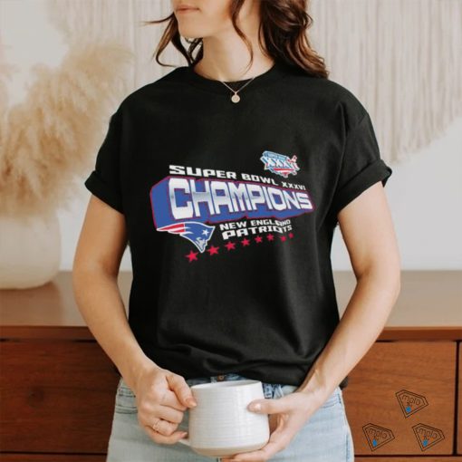 New England Patriots Super Bowl XXXVI Champions shirt