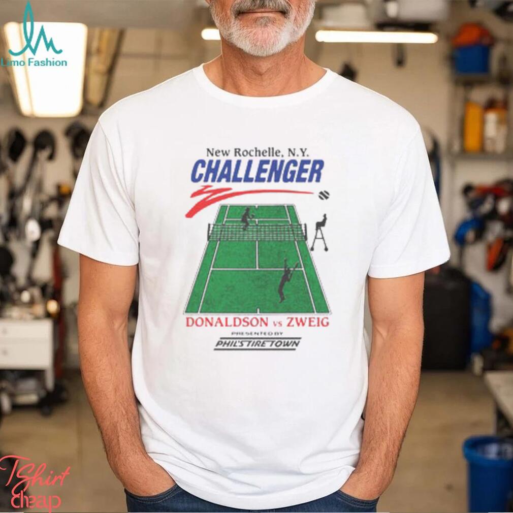 New Rochelle, N.Y. Challenger. Donaldson vs. Zweig Shirt New Rochelle, N.Y. Challenger. Donaldson vs. Zweig Shirt