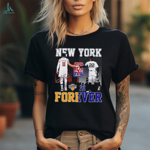 New York City Skyline Brunson And Juan Soto Forever Signatures Shirt