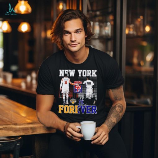 New York City Skyline Brunson And Juan Soto Forever Signatures Shirt