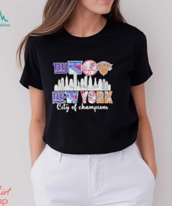 New York Giants New York Rangers Yankees Knicks City Of Champions T shirt
