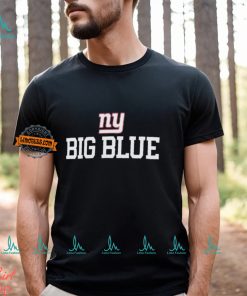 New York Giants big blue slogan shirt