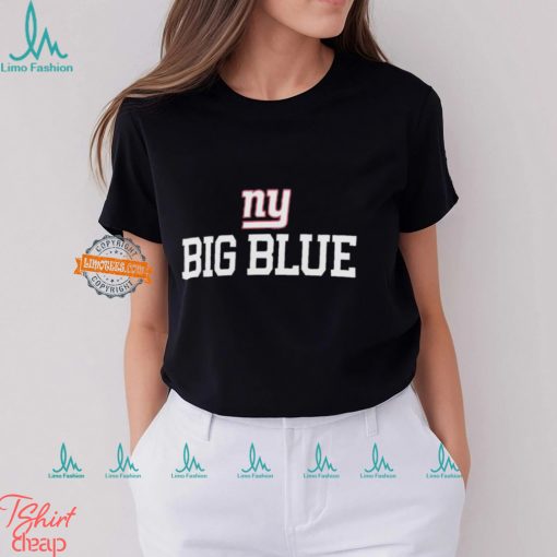 New York Giants big blue slogan shirt