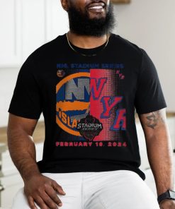 New York Islanders vs. New York Rangers Youth 2024 NHL Stadium Series Matchup T Shirt