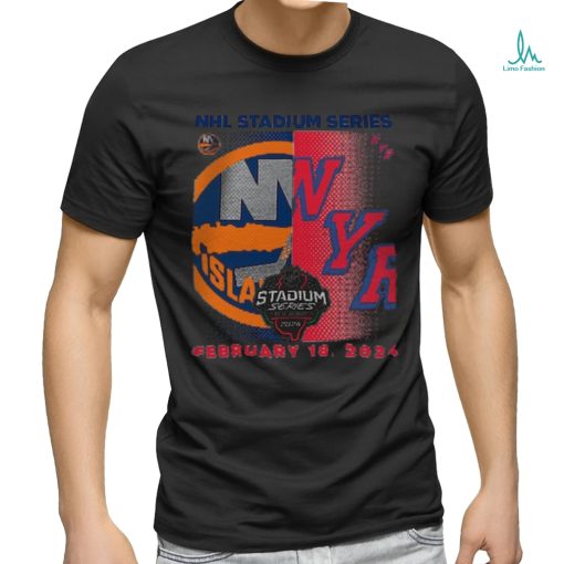 New York Islanders vs. New York Rangers Youth 2024 NHL Stadium Series Matchup T Shirt