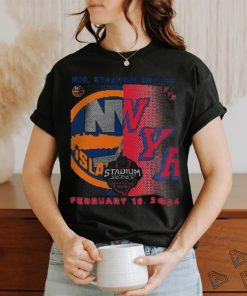 New York Islanders vs. New York Rangers Youth 2024 NHL Stadium Series Matchup T Shirt