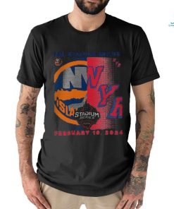 New York Islanders vs. New York Rangers Youth 2024 NHL Stadium Series Matchup T Shirt