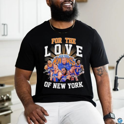 New York Knicks For The Love Of New York Signatures Shirt