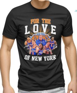 New York Knicks For The Love Of New York Signatures Shirt