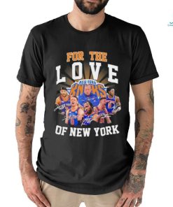 New York Knicks For The Love Of New York Signatures Shirt