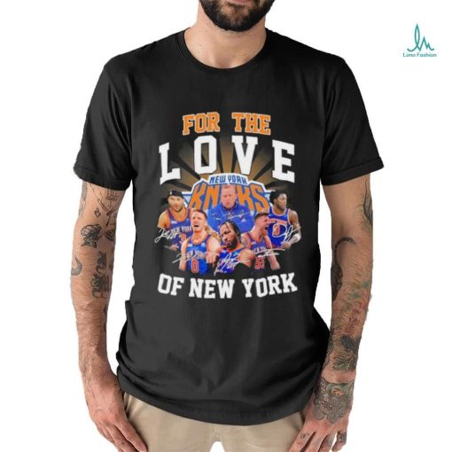 New York Knicks For The Love Of New York Signatures Shirt