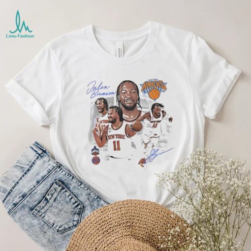New York Knicks Jalen Brunson graphic signature shirt