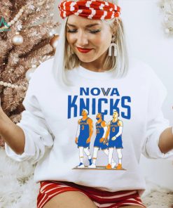 New York Knicks Josh Hart Jalen Brunson and Donte DiVincenzo Nova Knicks art shirt