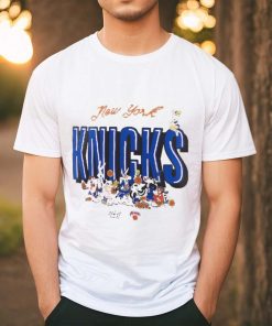 New York Knicks Looney Tunes All Character Graphic T Shirt