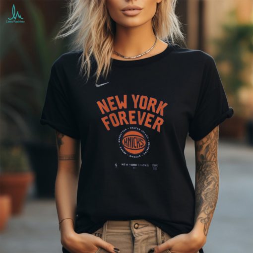 New York Knicks Nike Unisex 2024 NBA Playoffs Mantra T Shirt