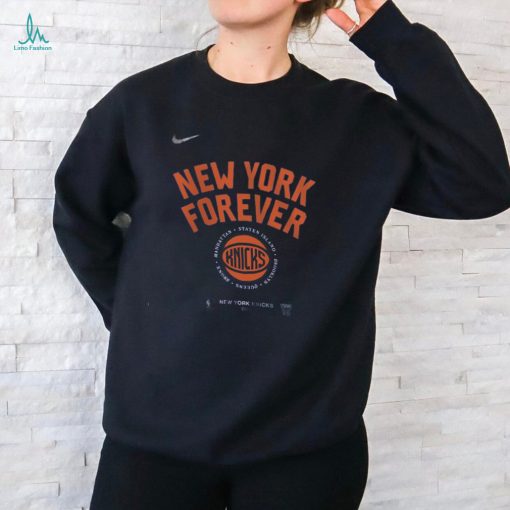 New York Knicks Nike Unisex 2024 NBA Playoffs Mantra T Shirt