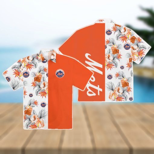 New York Met Tropical Pattern Hawaiian Shirt