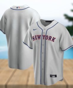 New York Mets Nike Official Replica Road Jersey Mens