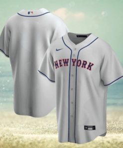 New York Mets Nike Official Replica Road Jersey Mens